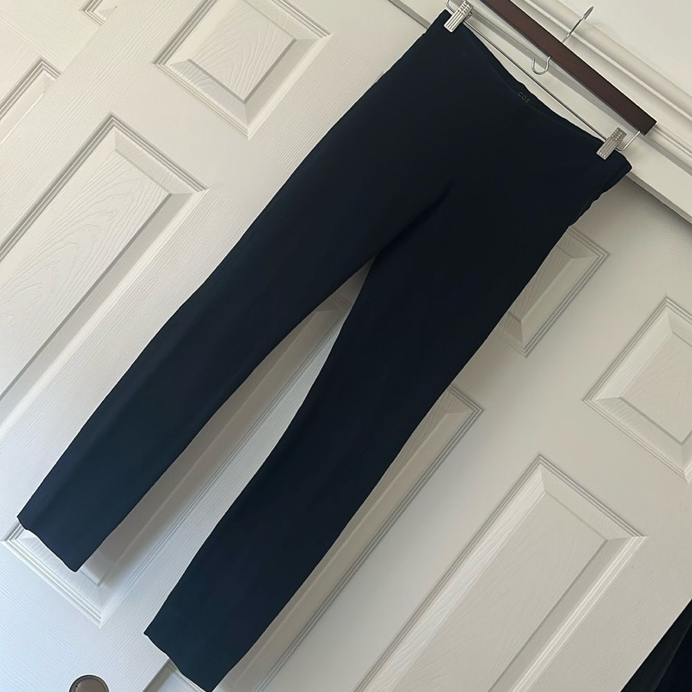 Cos Navy Tight Straight leg pants